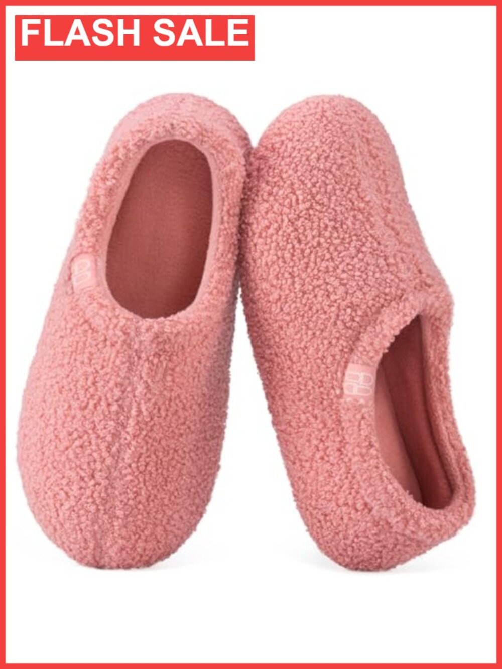 Fuzzy Curly Fur Memory Foam Loafer Slippers Slip-On Non-Slip Washable